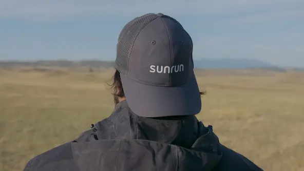 picture of van with Sunrun logo