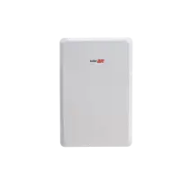Single gray battery cell on white background	