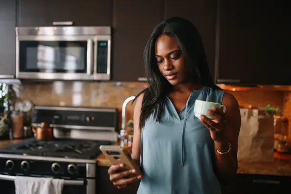 woman learning about kilowatt hours