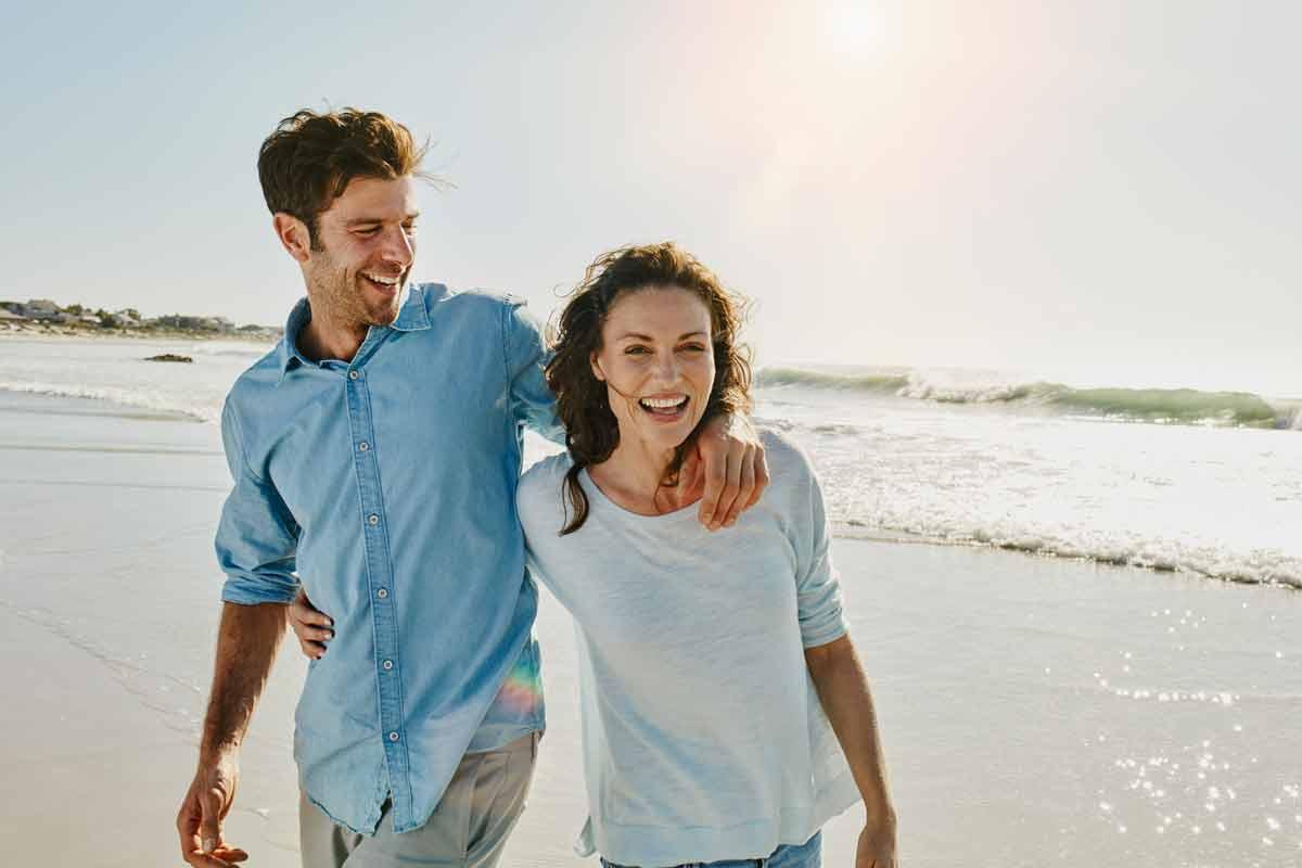 couple on the beach. In a relationship? Know the vasectomy facts