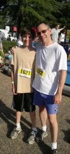 Alden Moreton and his dad, Paul