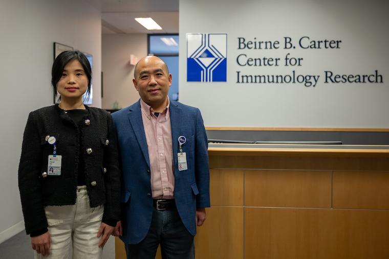 Researchers Xiaoqin Wei, PhD, and Jie Sun, PhD, have made a COVID-19 discovery that could open the door to new treatments for the lingering effects of not just COVID but influenza and other respiratory diseases.