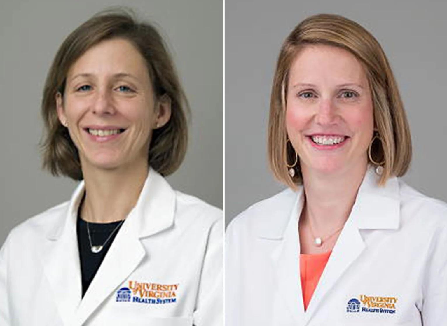 Gynecologic cancer experts Linda Duska, MD, (left) and Kari Ring, MD, 