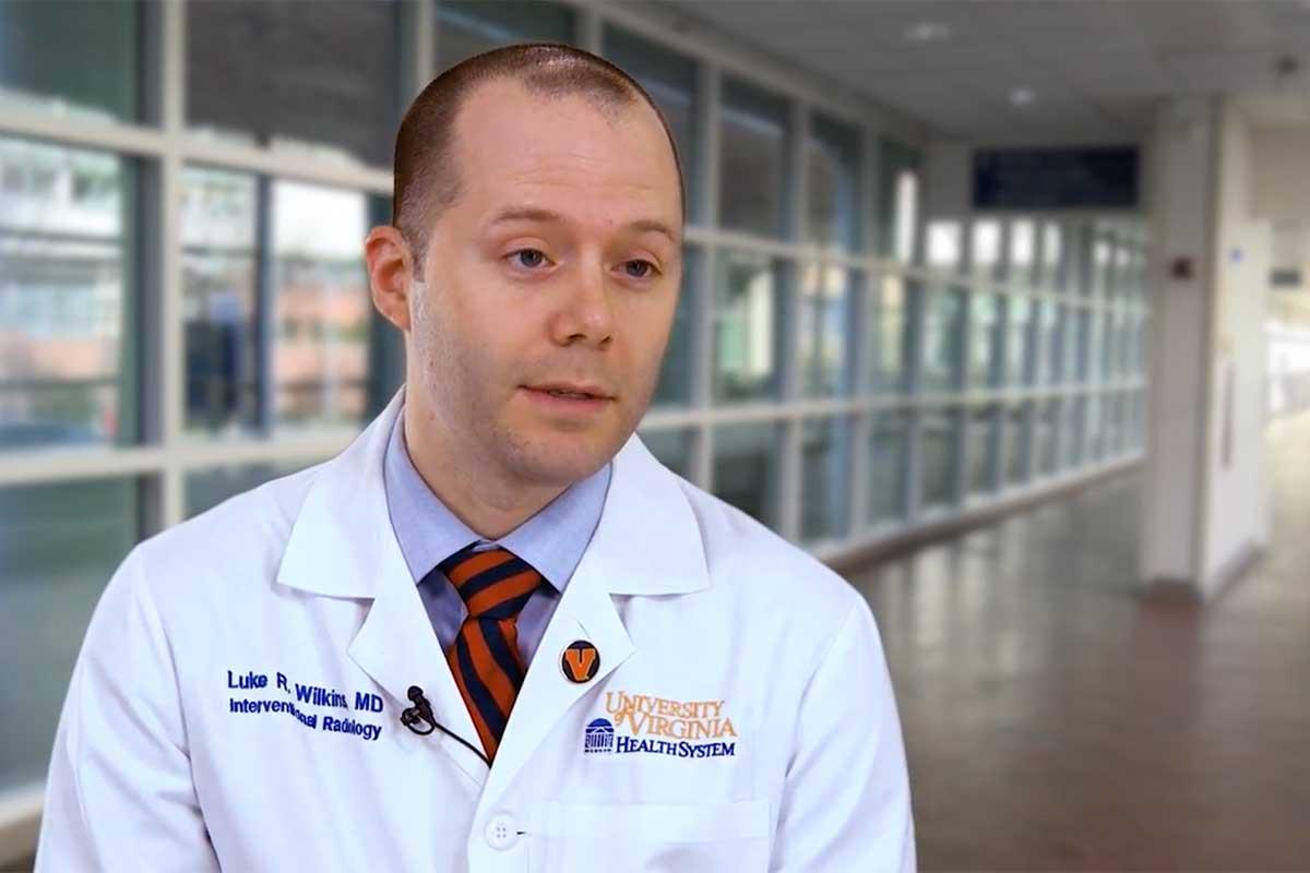 Interventional radiologist Luke Wilkins, MD