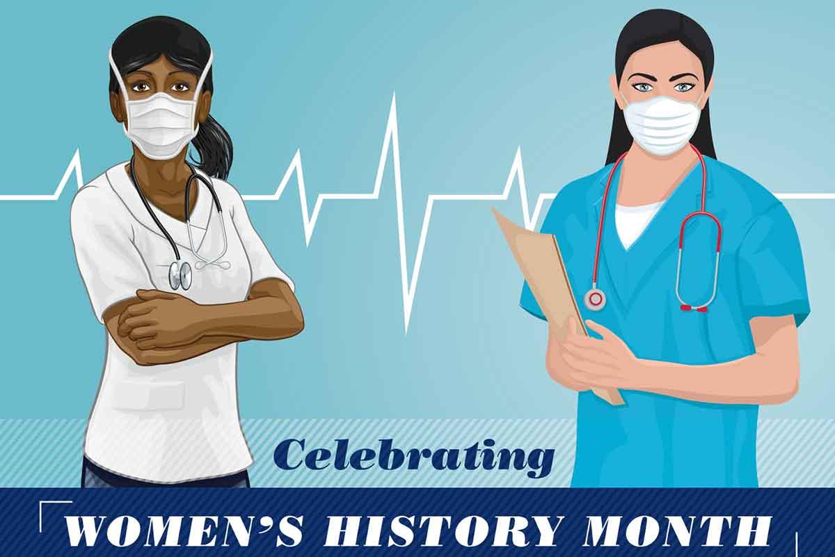 Two female surgeons - UVA Health celebrating Women's History Month, interventional cardiologists
