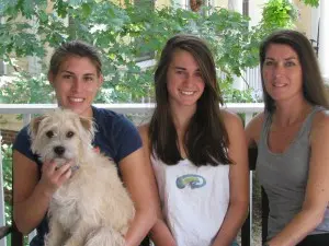 Susan Kirk, MD, has run the Women's Four Miler with her daughters Caty and Hannah