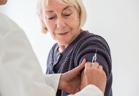 Doctors recommend the shingles vaccine for people aged 60 and older. 