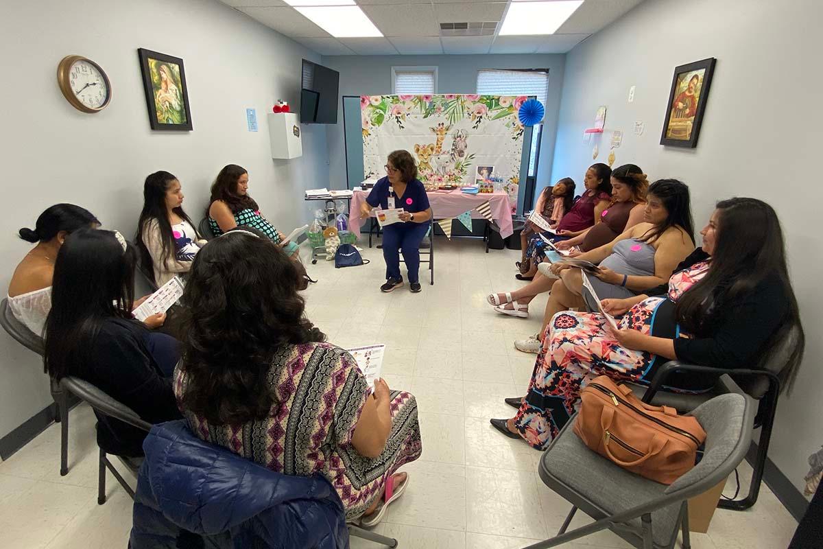 UVA Health Prince William Medical Center holds regular educational events for expectant Latina mothers.