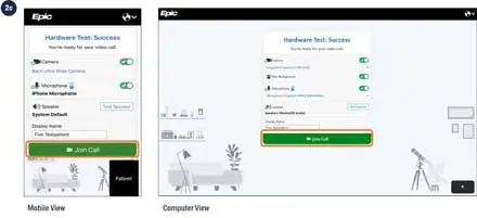 Step 2c of connecting to your virtual visit