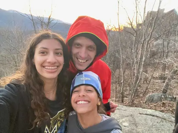 Dr. Scott Heysell with his family.