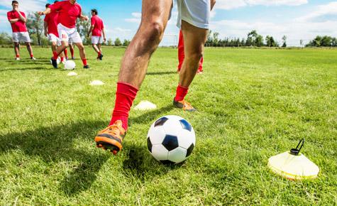 You can injure your hip through sudden movements in sports like soccer.