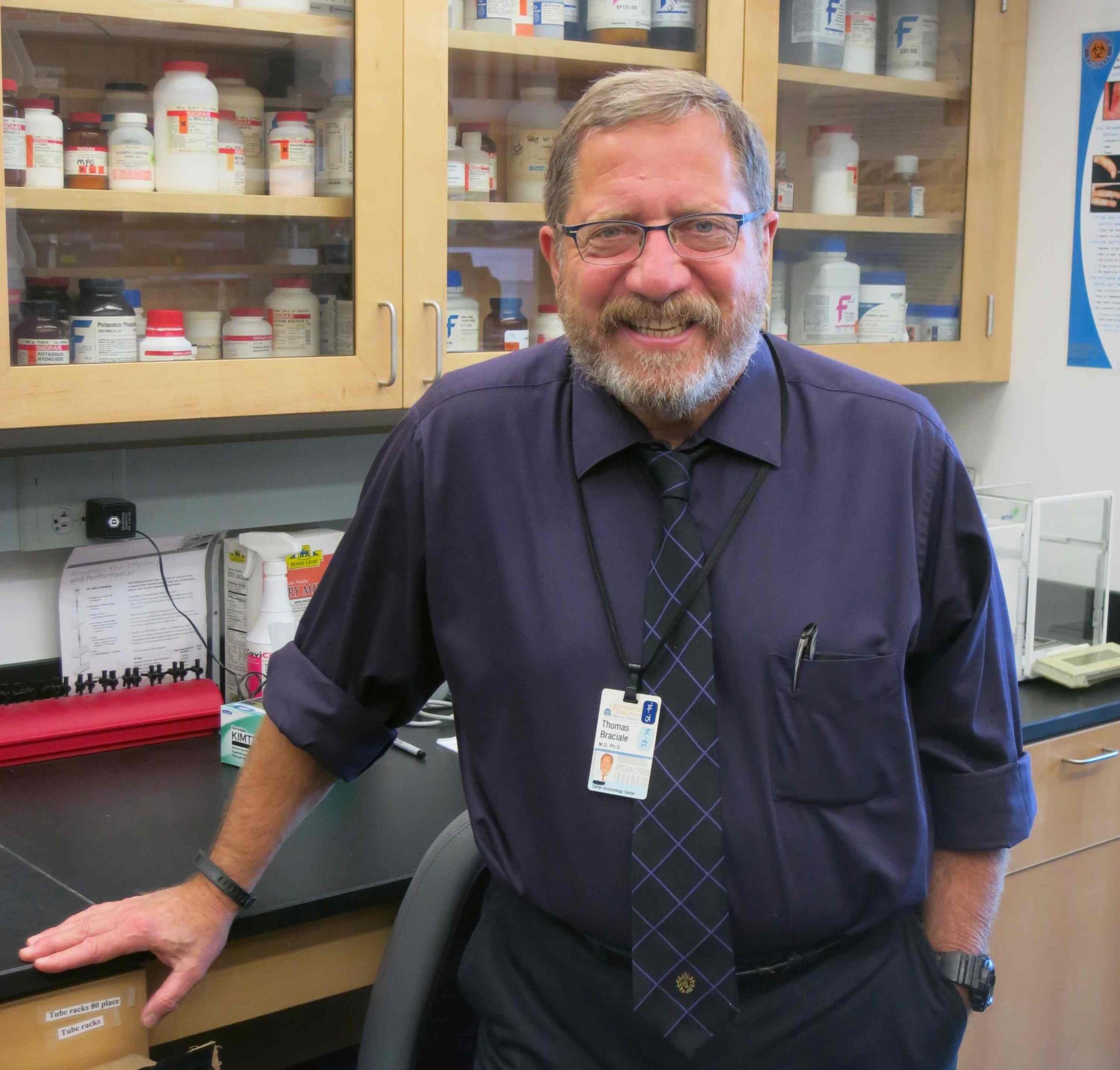 Thomas J. Braciale, MD, PhD, of the UVA School of Medicine