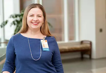 Lori Dunn shares her story as being a young adult diagnosed with colon cancer.