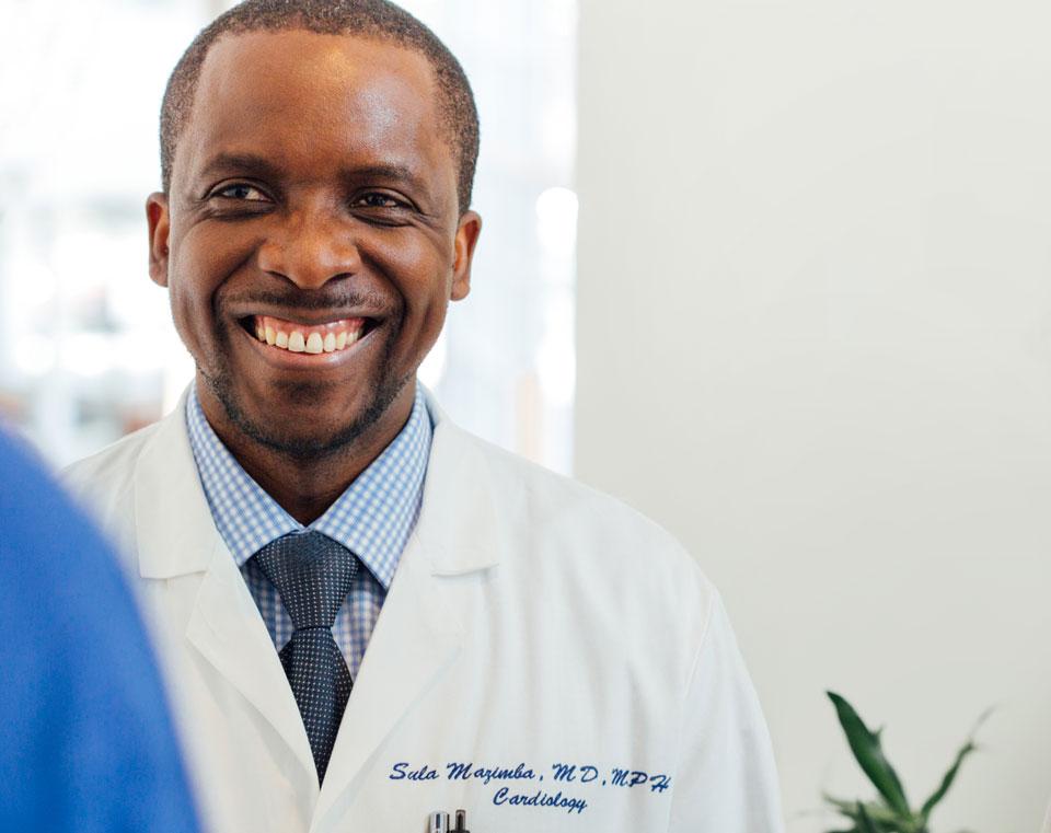headshot of Sula Mazimba, MD