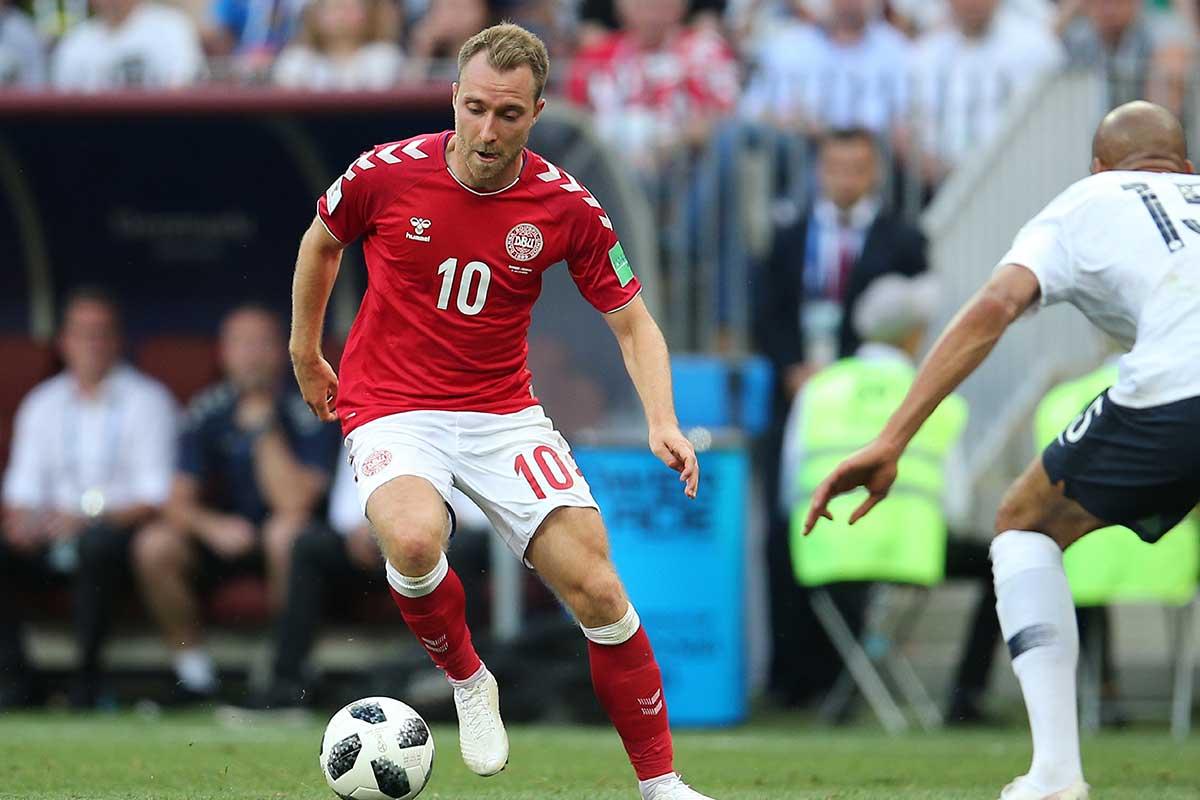 Christian Eriksen, a midfielder on Denmark's national soccer team