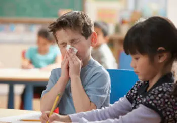 kids with common illnesses: colds, upper respiratory infections