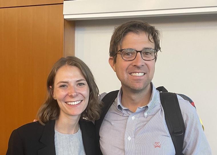 Researchers Hannah Ennerfelt and John Lukens have discovered the lynchpin of the brain's immune response to Alzheimer's and multiple sclerosis.