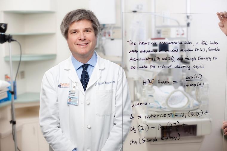 Dr. Randall Moorman invented artificial intelligence software to monitor patients with COVID-19, allowing doctors to intervene earlier when needed.