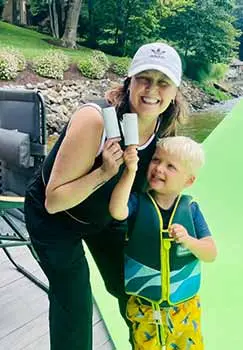 Stephanie vacationing with family