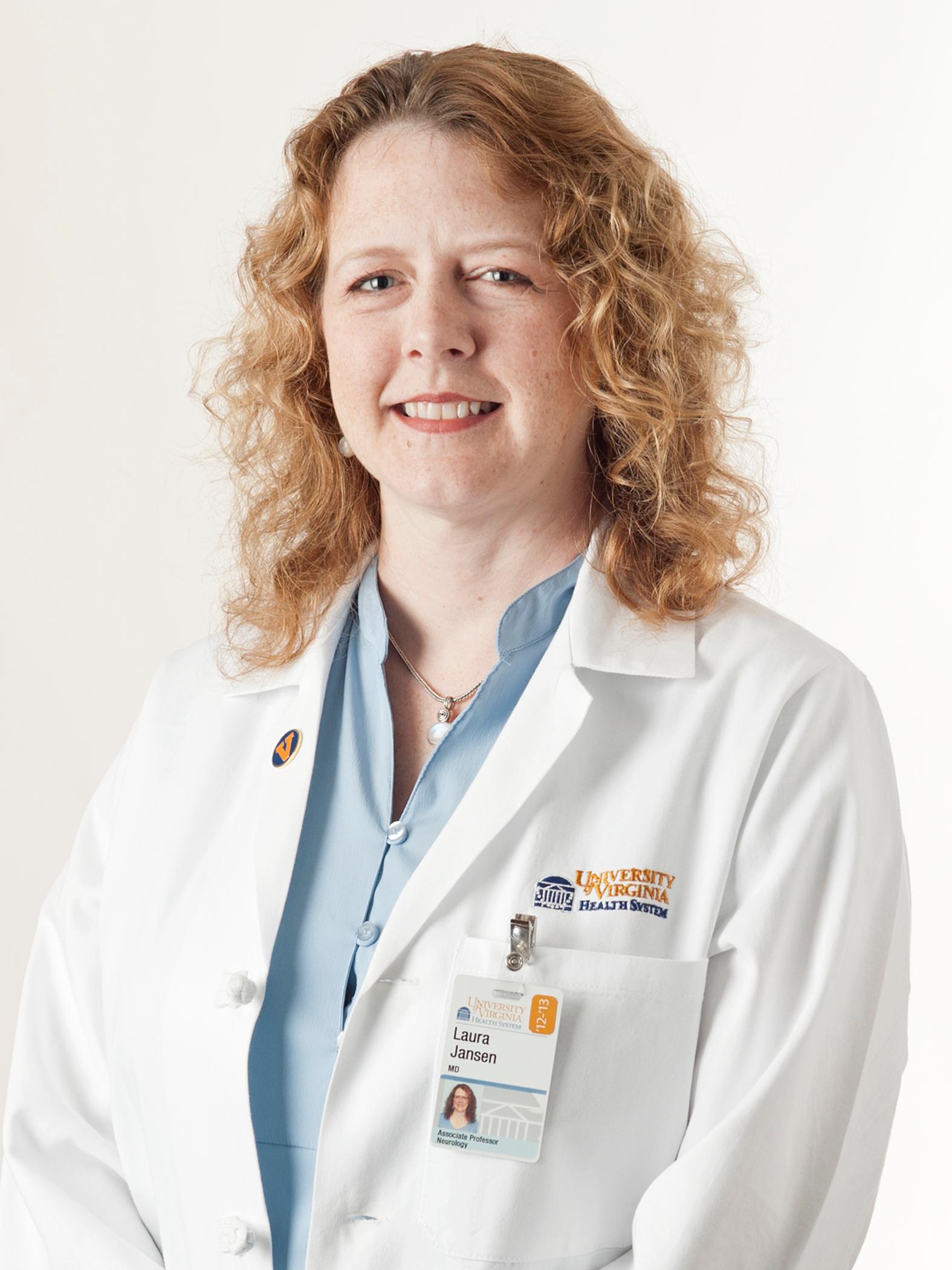 Laura Jansen, MD, PhD, is one of the new members of UVA's pediatric neurology team