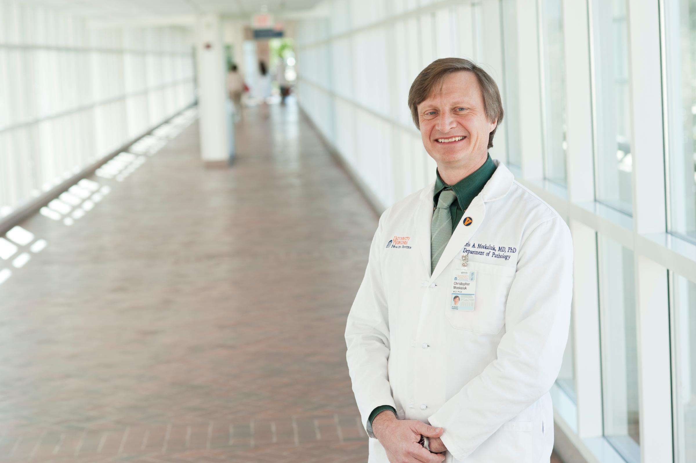 Christopher Moskaluk, MD, PhD, is playing a key role in the Cancer Moonshot.