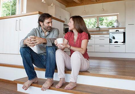 couple talking about vasectomy