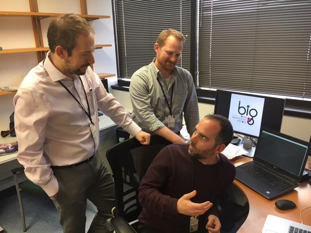 Jonathan Kipnis (from left), James C. Cronk and Christopher C. Overall have discovered that doctors could load the brain with a custom blend of immune cells to battle genetic disorders, diseases such as Alzheimer's and the effects of brain trauma.