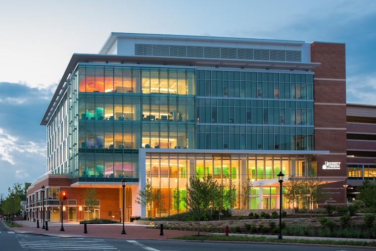 The Battle Building at UVA Health Children's.