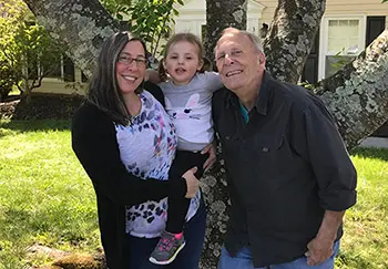 With a new liver, Michael Cox is enjoying time with his family.