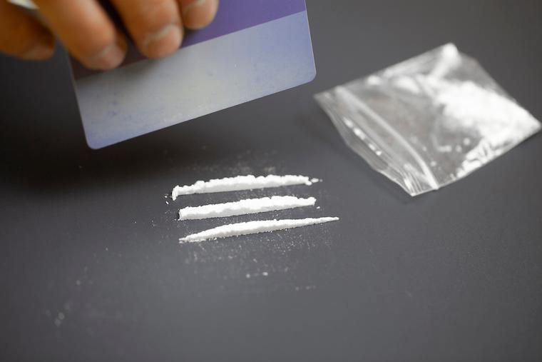 A stock image of cocaine. UVA Health has launched a clinical trial to determine if focused ultrasound can help reduce people's desire to use the drug.