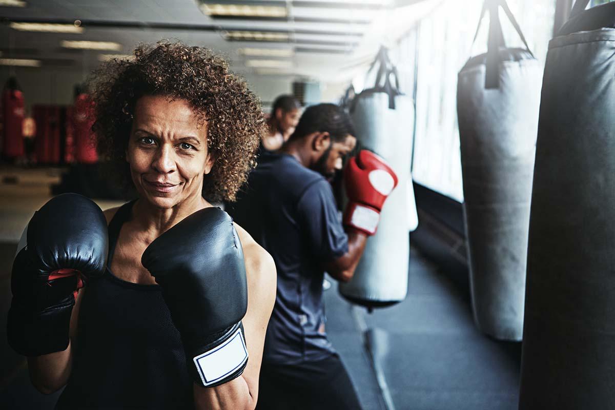 boxer fighting menopause symptoms