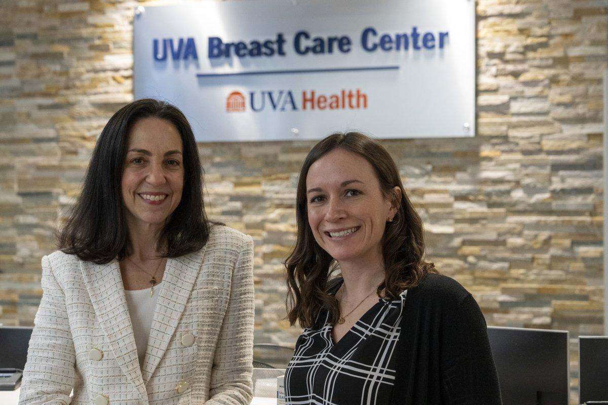 Shayna Showalter, MD, at left, and Trish Millard, MD