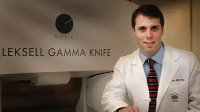 Gamma Knife Center at UVA director Dr. Jason Sheehan