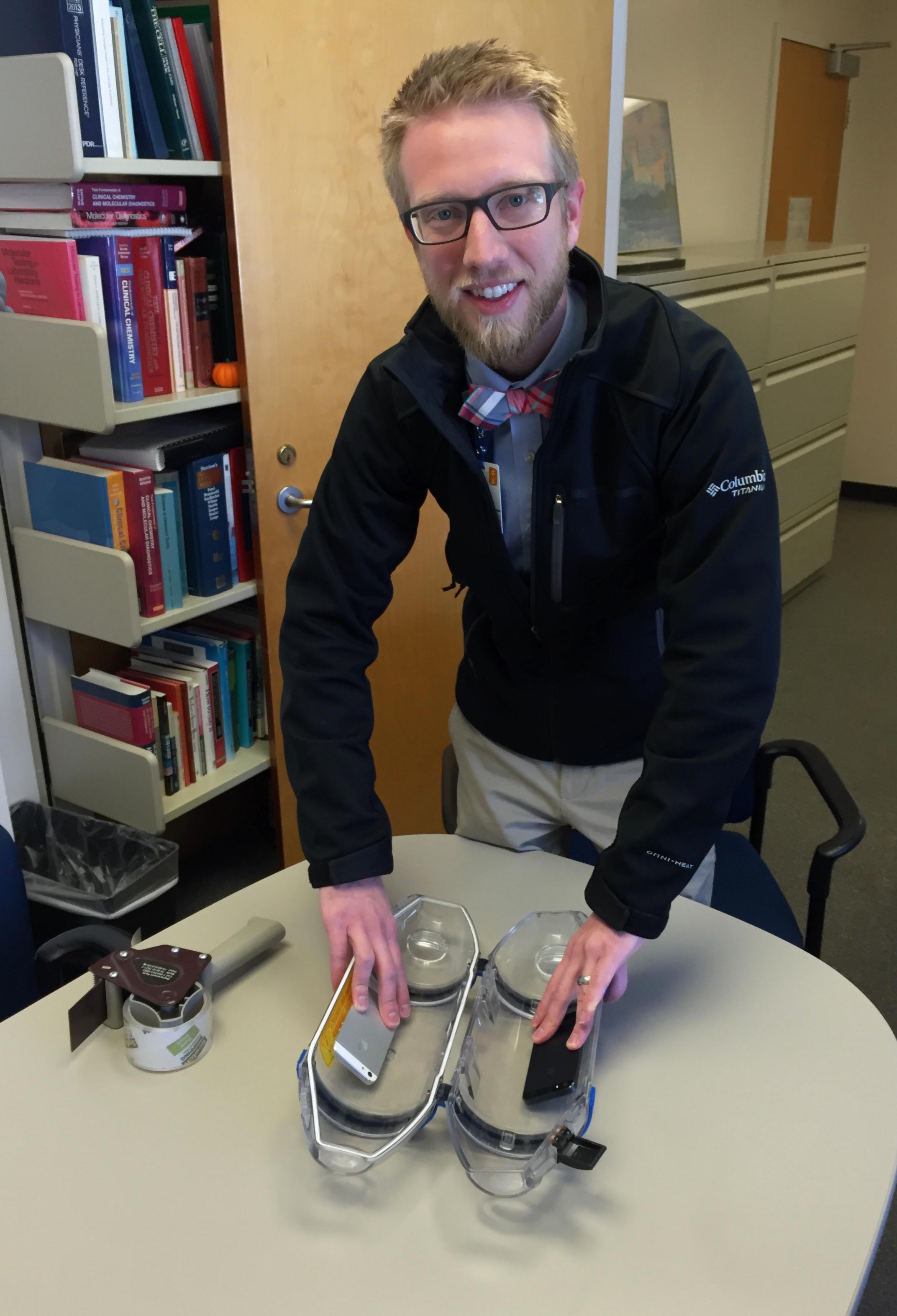 Watch a smartphone's wild ride through a hospital's pneumatic tube system