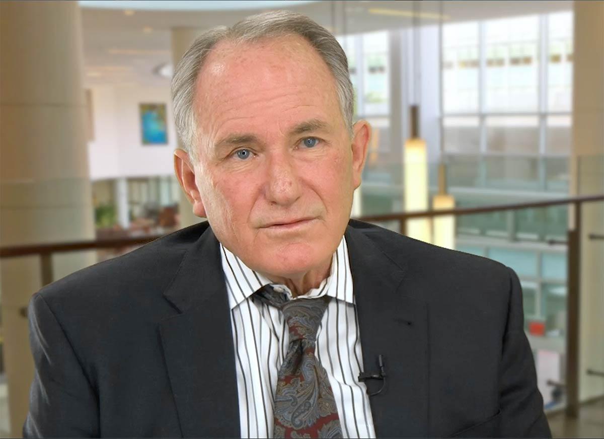 An image of Stephen Early, MD, as he shares the story of a high-risk delivery. 