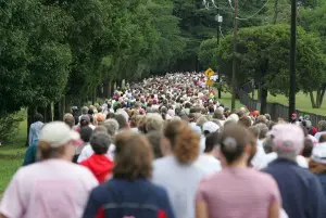 The Charlottesville Women's Four Miler raises money for breast care, including mammograms, and breast cancer research at UVA.
