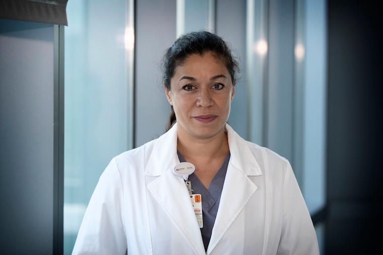 Alexandra Kadl, MD, evaluated the ability of a test to identify patients at risk of severe COVID-19.