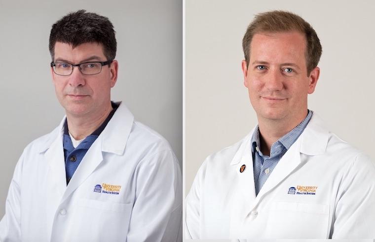 Mark Quigg, MD, MSc, (left) and Andrew Schomer, MD, have shed new light on why sleep increases the risk of Sudden Unexpected Death in Epilepsy. Both are part of UVA’s Department of Neurology and the UVA Brain Institute.