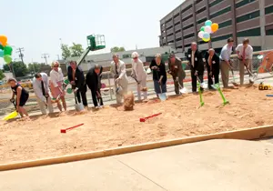 Breaking ground on the Battle Building at UVA Children's Hospital