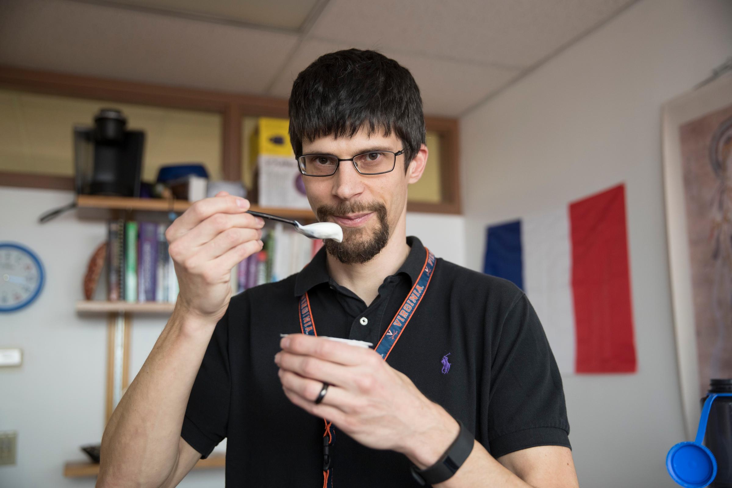 Alban Gaultier, PhD, has discovered how a bacterium found in fermented foods and yogurt may help prevent depression and anxiety.