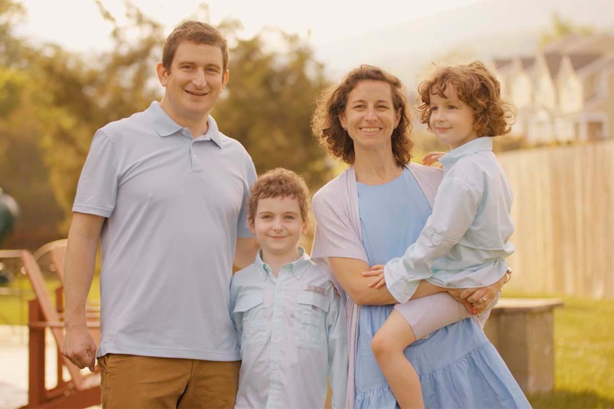 Colin Seaman and family