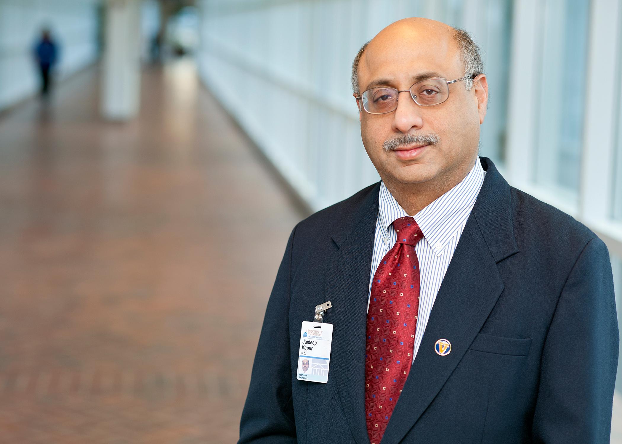 Jaideep Kapur, MD, PhD, of the UVA School of Medicine