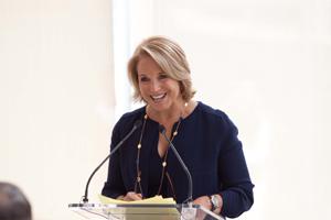 Katie Couric helps dedicate Emily Couric Clinical Cancer Center