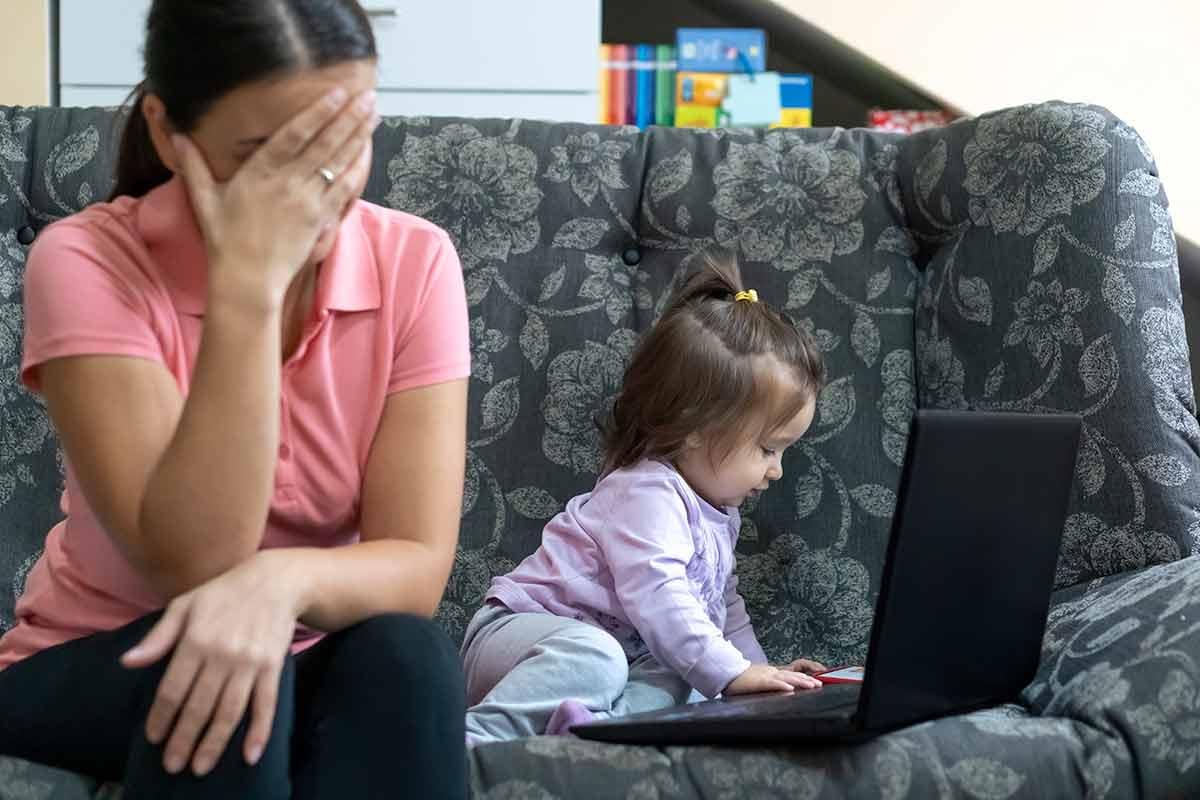 Working from home can be even more stressful than the office. 