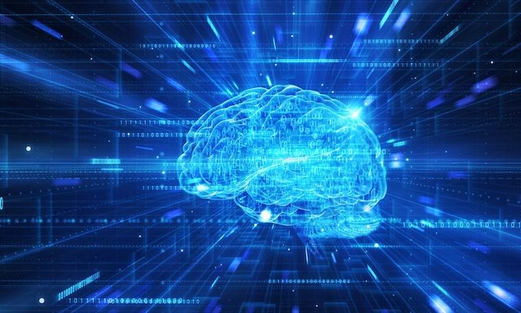 An artistic rendering of a brain