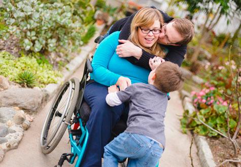 Spinal cord injuries seem devastating, but many of Vollmer's patients live full and satisfying lives. 