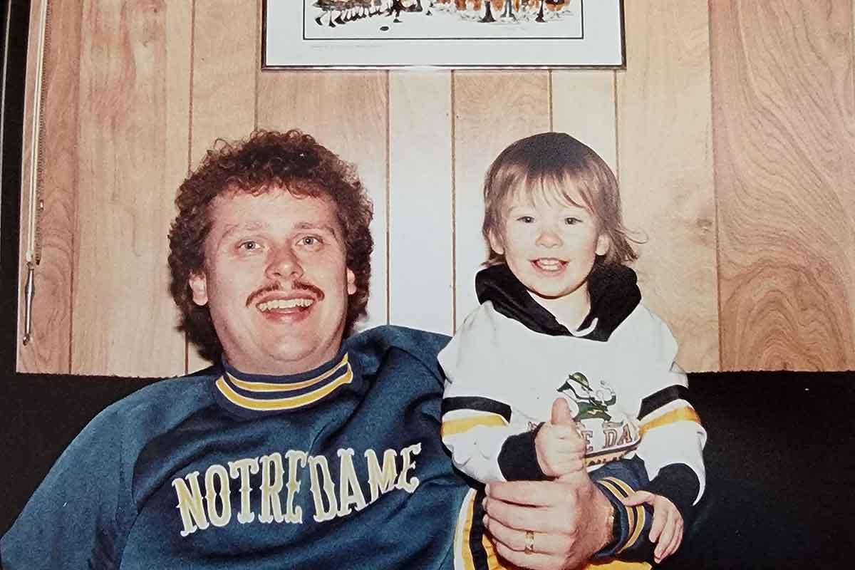 My eye and hair color come from my dad. I recently learned I may have also inherited a higher risk for breast cancer from him.