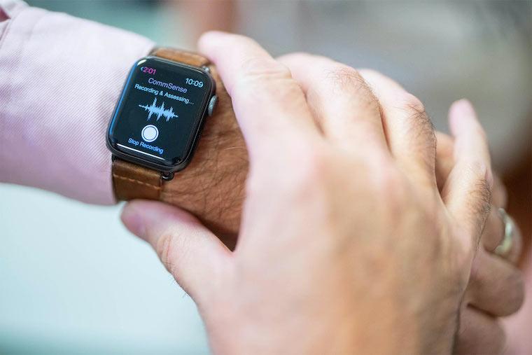 The CommSense smartwatch can suggest ways care providers can improve their interactions with patients.