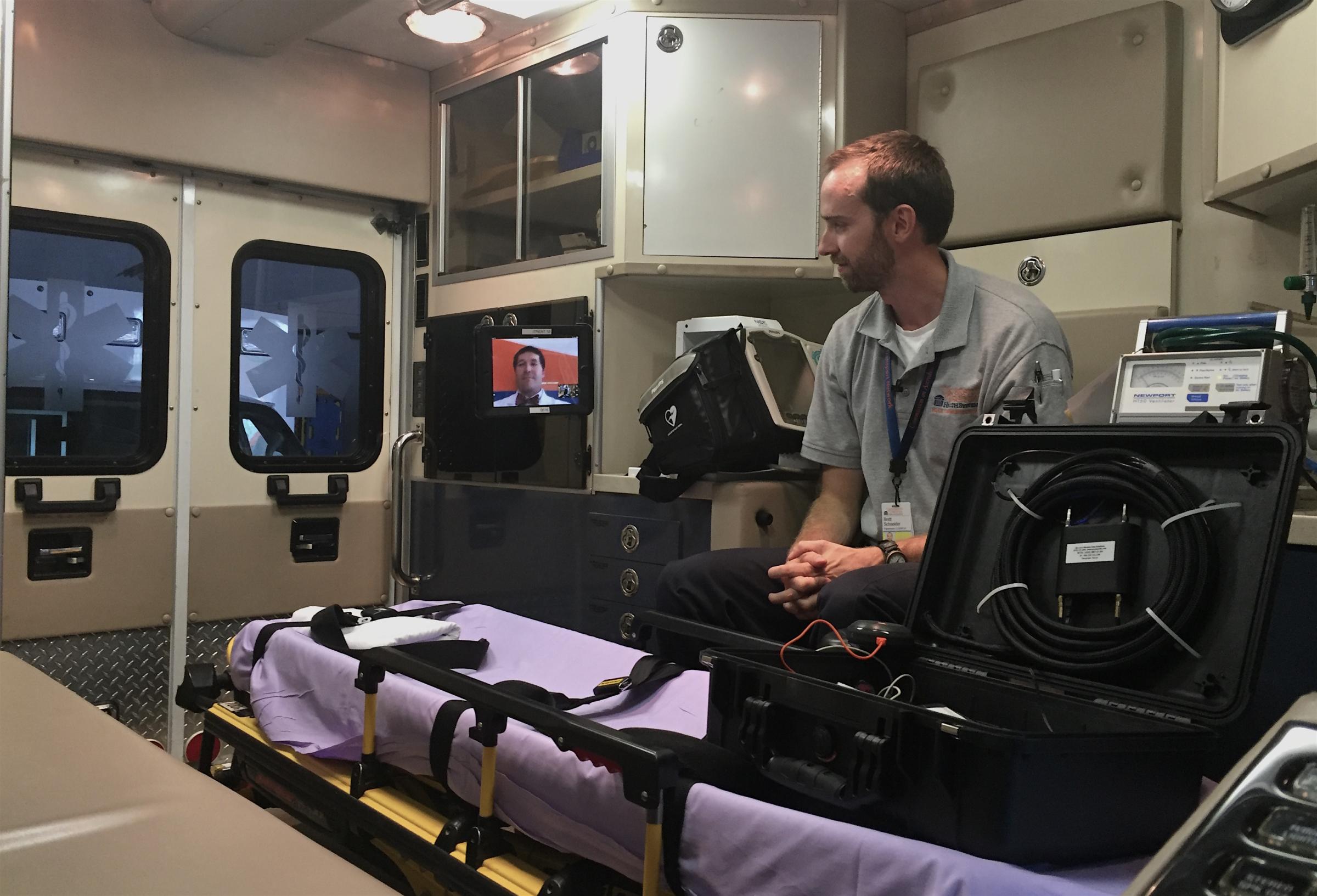 The enhanced stroke collaboration between UVA Health and Sentara Martha Jefferson Hospital will also involve working closely with local emergency medical services providers.