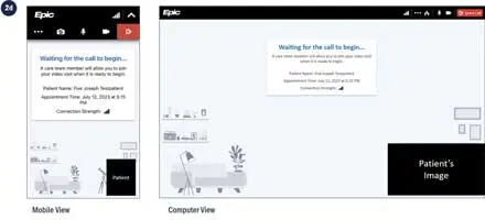 Step 2d of connecting to your virtual visit